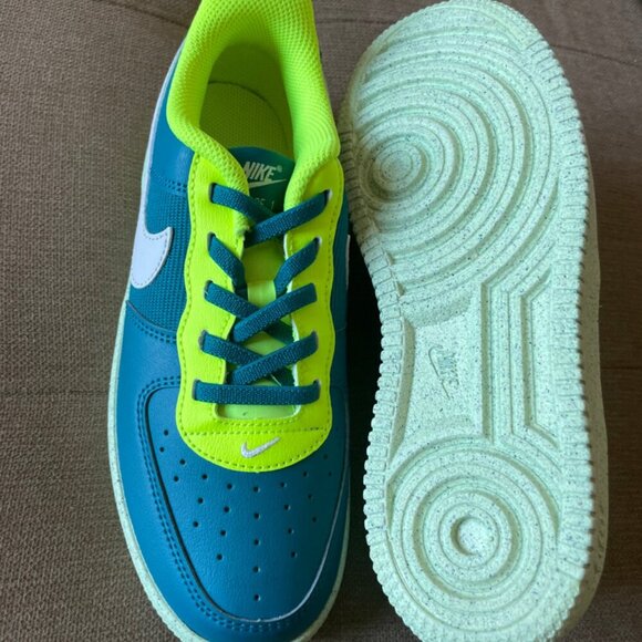 NIKE FORCÉ 1 CRÁTER BRIGHT SPRUCE/PHANTON SIZE 3Y - Picture 6 of 14